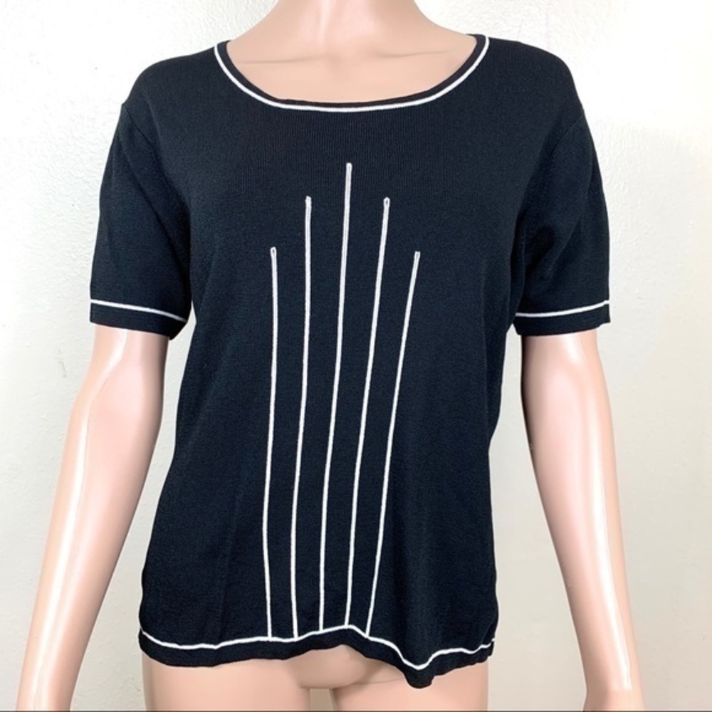 Carducci Women’s Shirt Black 70% Rayon XL